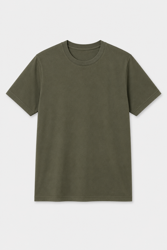 Essential Slim-Fit Tee - Olive