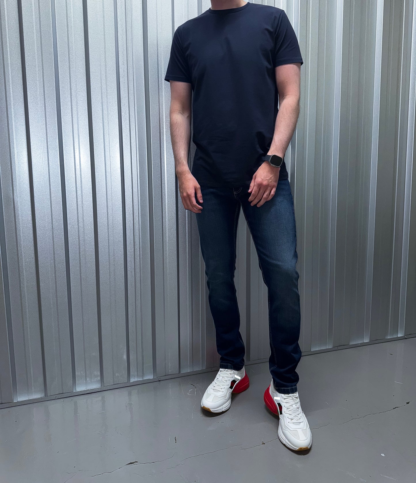 Essential Slim-Fit Tee - Navy