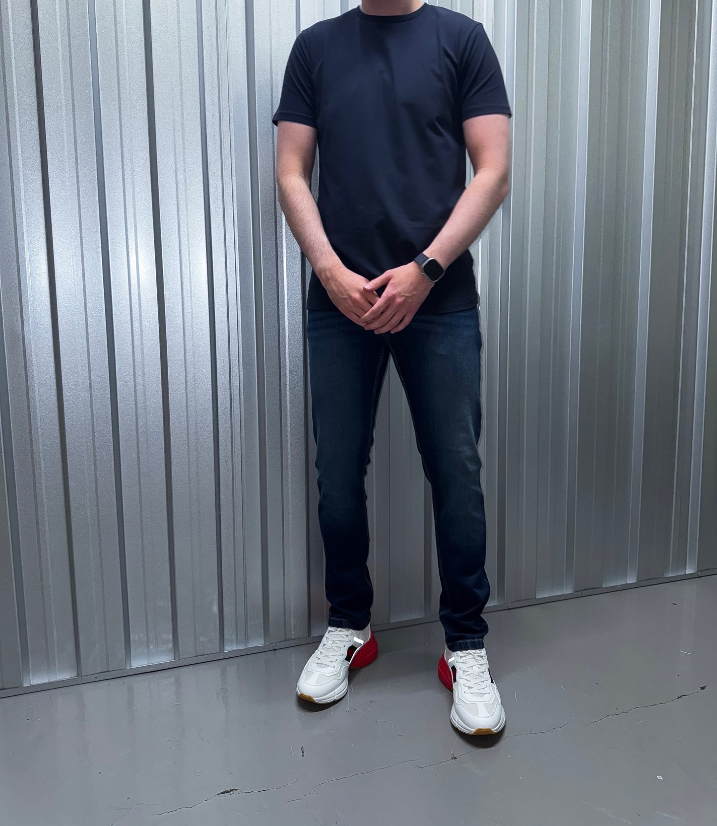 Essential Slim-Fit Tee - Navy