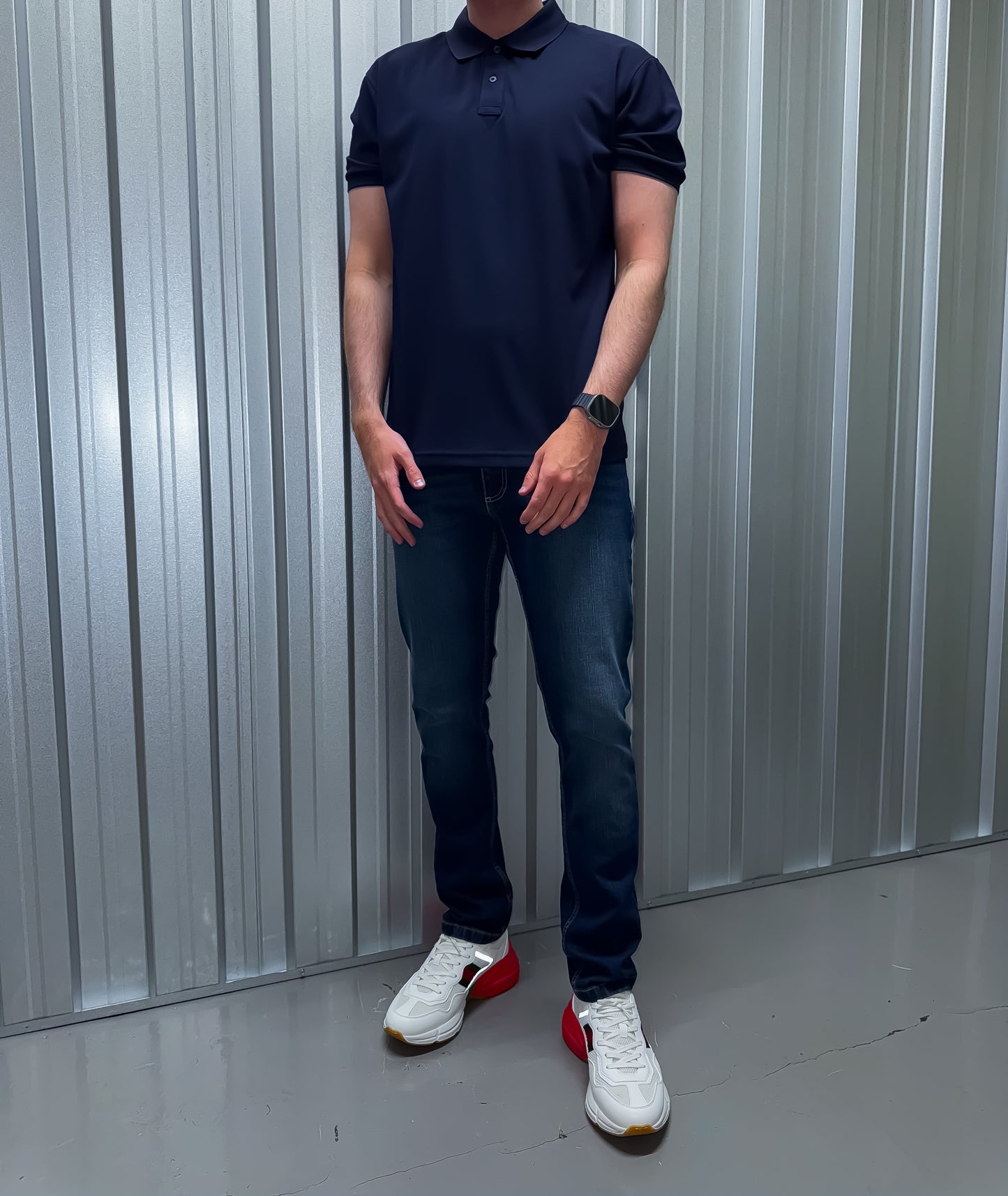 Glacier Polo - Navy