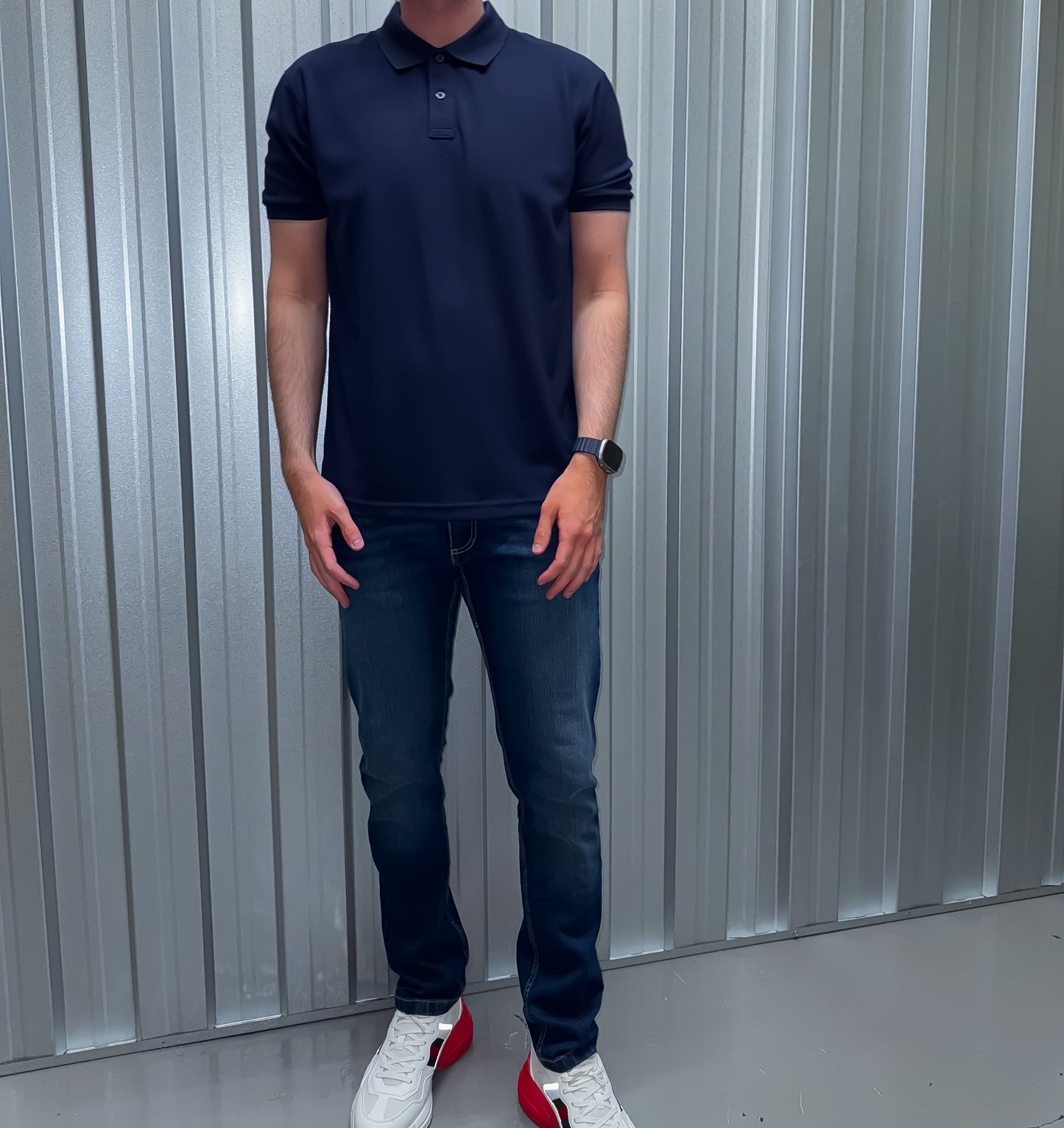 Glacier Polo - Navy