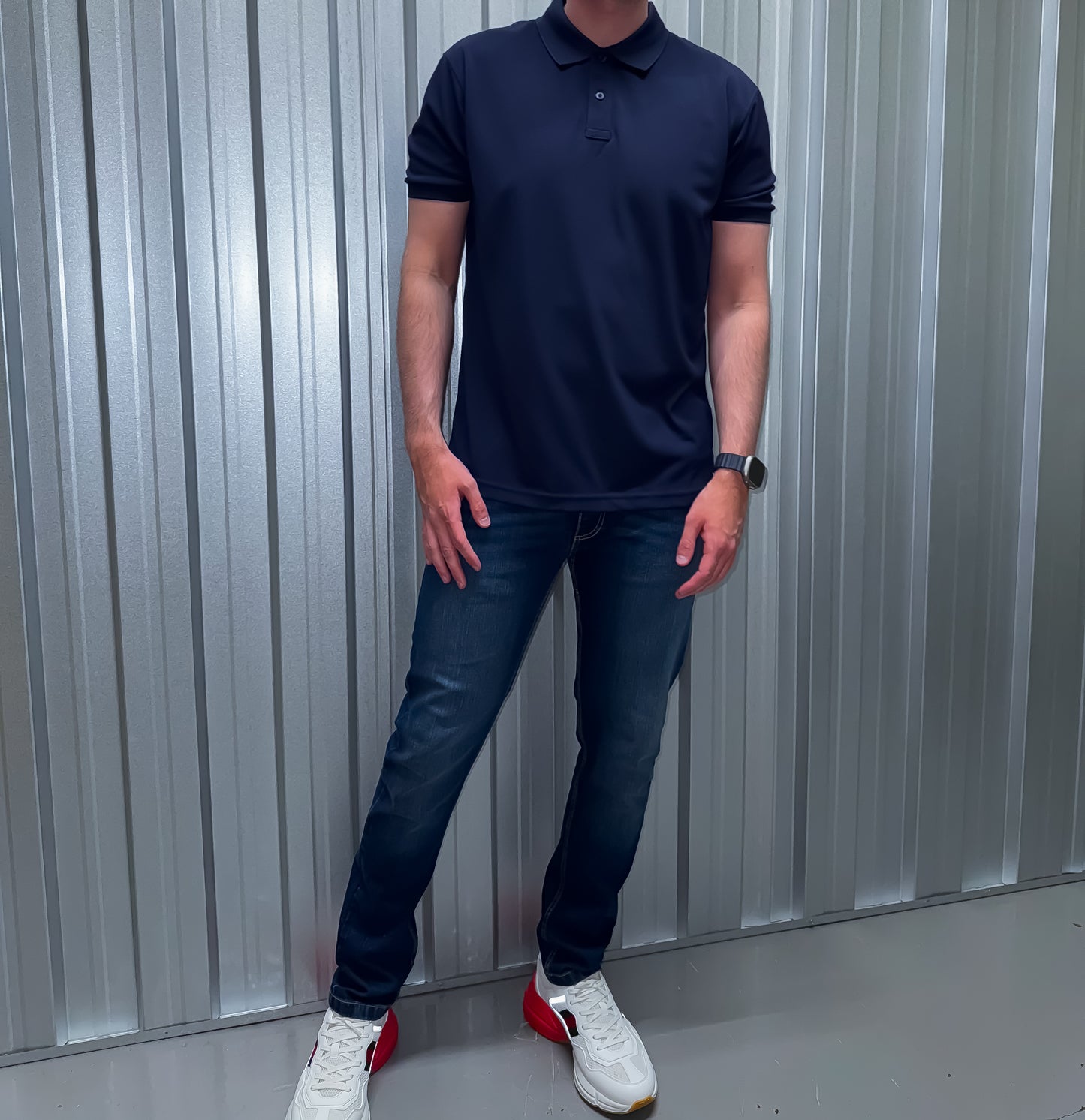 Glacier Polo - Navy