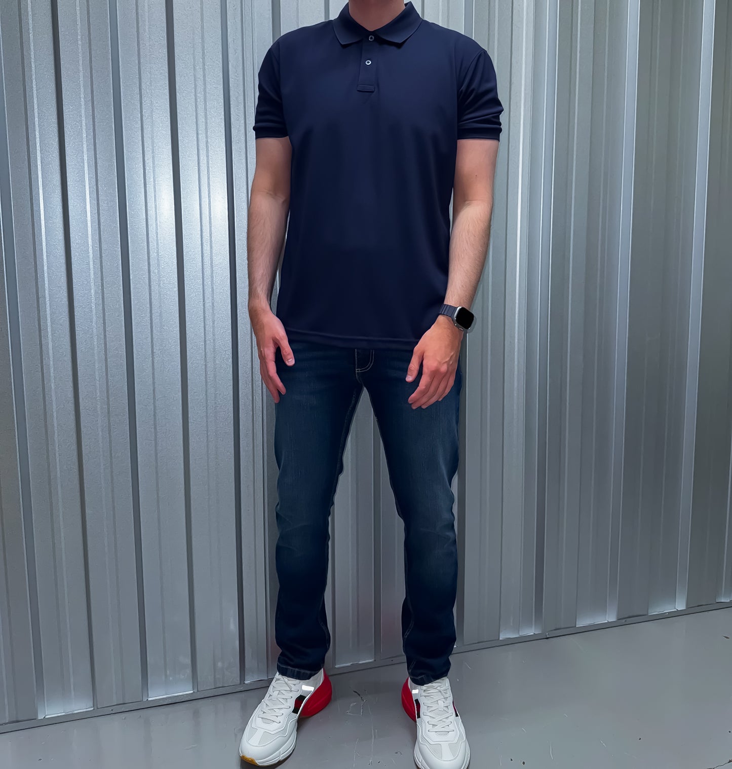 Glacier Polo - Navy