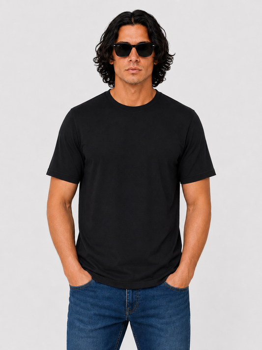 Essential Slim-Fit Tee - Black