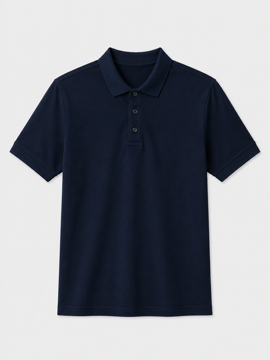 Pique Polo - Navy
