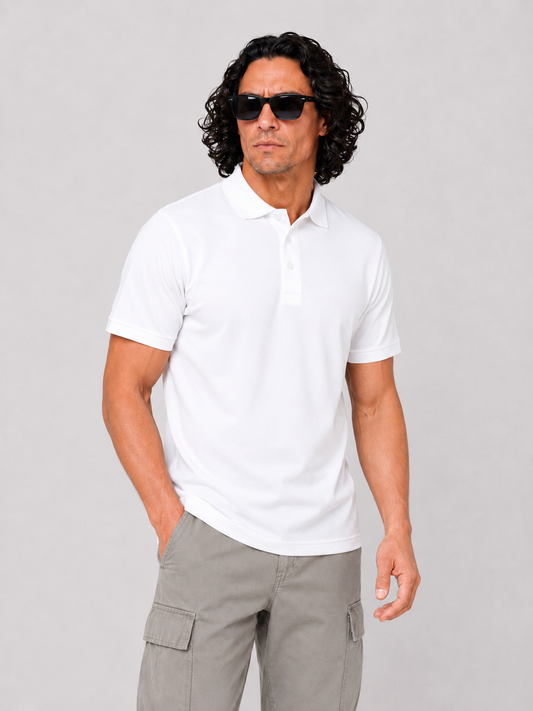 Glacier Polo - White