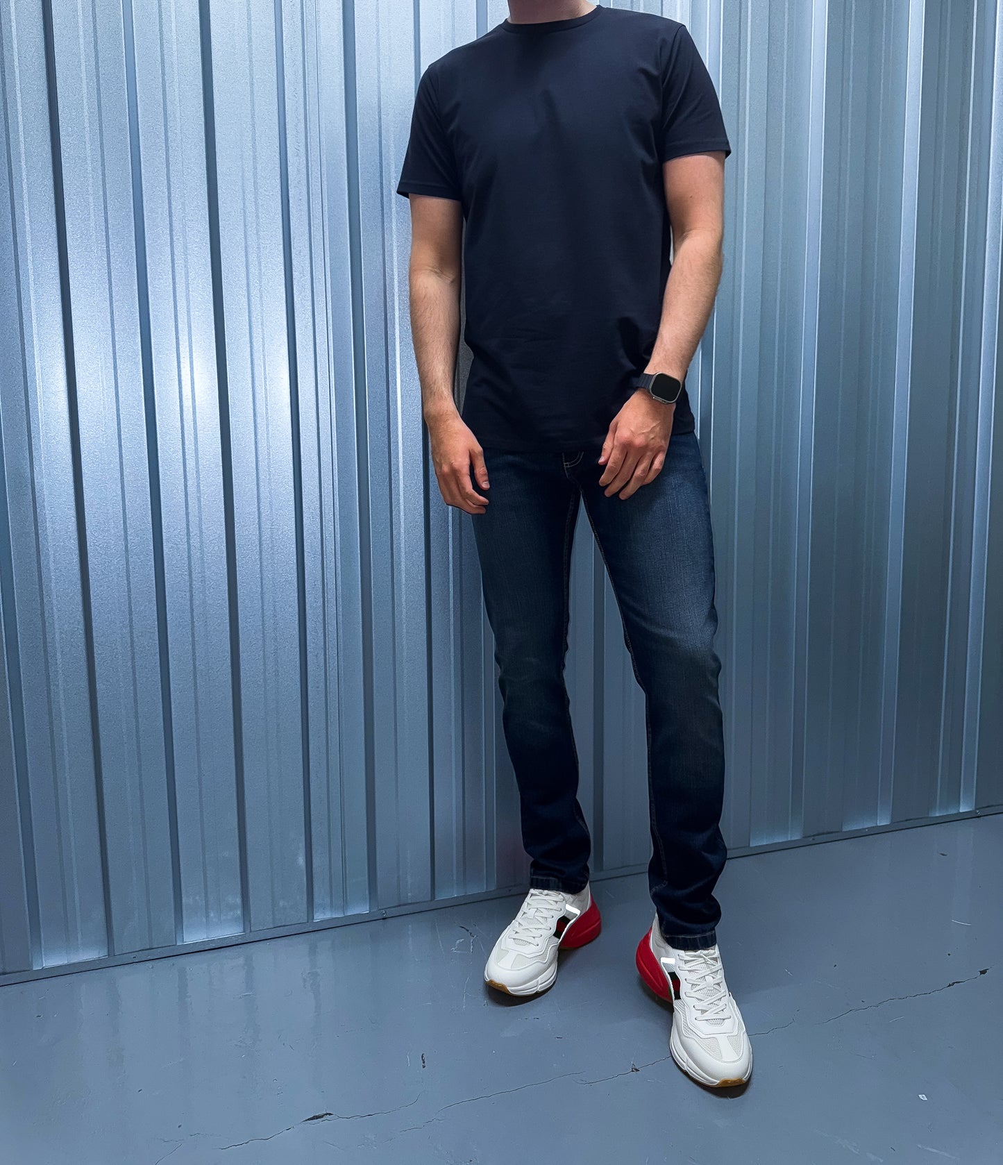 Essential Slim-Fit Tee - Navy