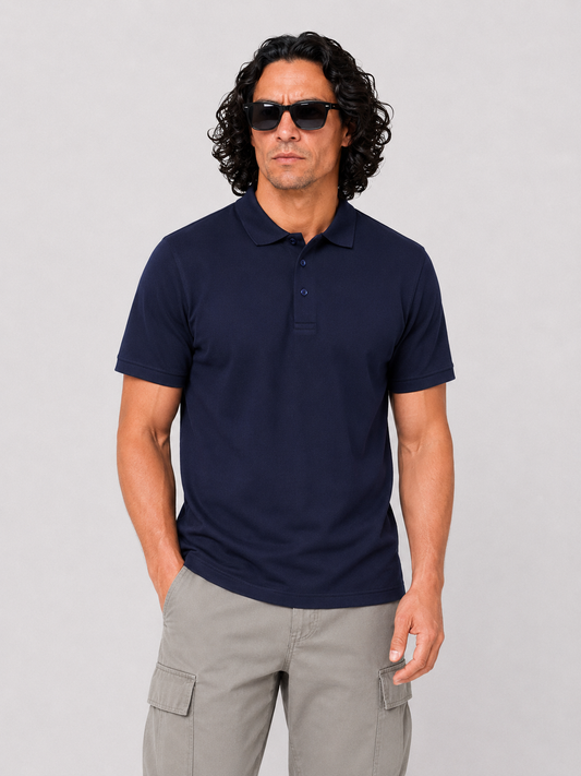 Glacier Polo - Navy