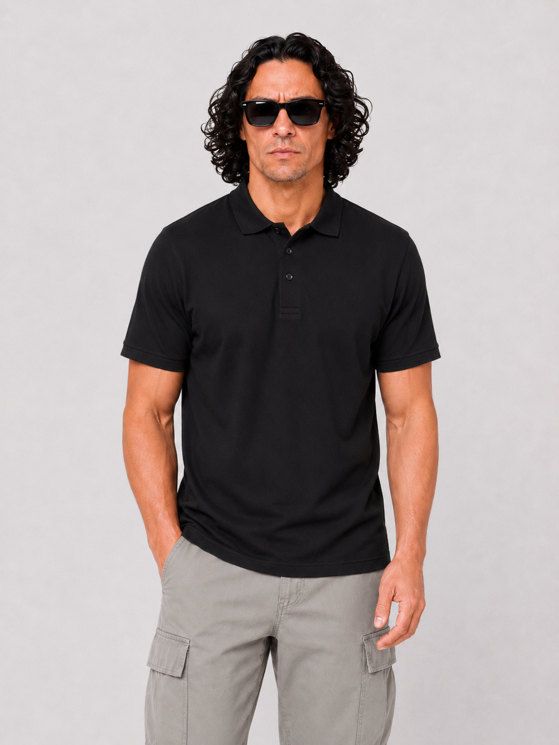 Glacier Polo - Black