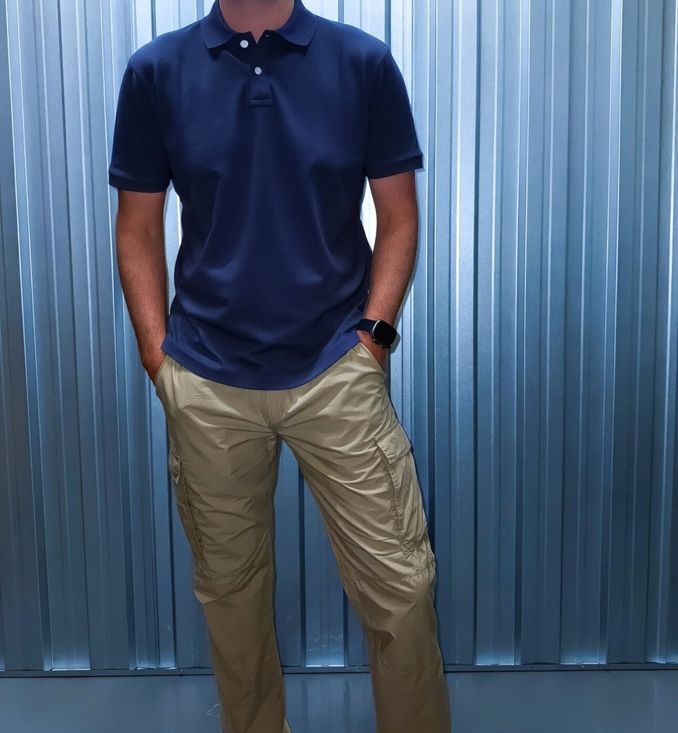 Pique Polo - Navy
