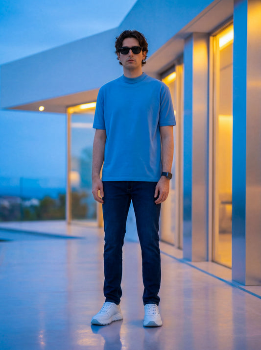 Kangra T-Shirt - Ocean Blue