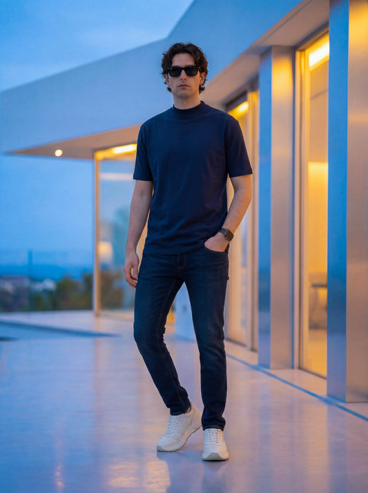 Kangra T-Shirt - Ink Blue