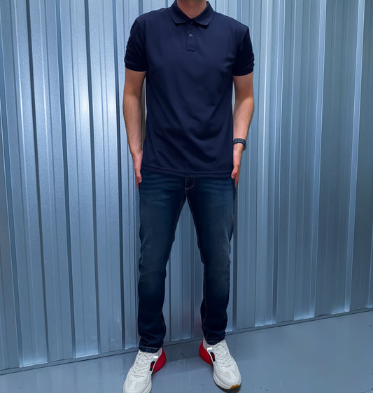 Glacier Polo - Navy