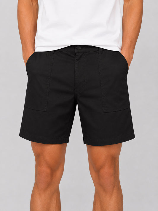 Utility Cargo Shorts 2.0 - Black