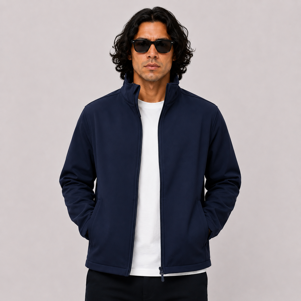 Soft Shell Ascend Jacket - Navy